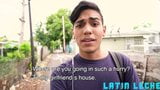 Latinleche - Latino-Junge wird von vier hungrigen Typen mit Sperma bedeckt snapshot 1