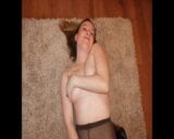 Haley Naked In Black Pantyhose and heels snapshot 9