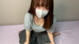 Masturbation amateur japonaise à genoux snapshot 1