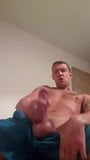 fit scally guy in blue shorts wanks and cums snapshot 2