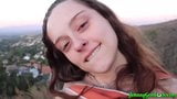 JOHNNYGOODLUCK Petite Lily Glee Sucks Big Dick Outdoor snapshot 2