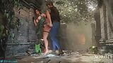 Lara Bent Over And Fucked In The Ass In The Jungle Temple snapshot 13