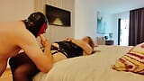 Ibiza Hotelzimmer-Pegging mit dreckiger Herrin J - die Domina-Analbehandlung snapshot 6