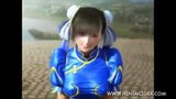 Chun li s&#39;entraîne avec le ballon snapshot 1