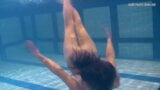 Babes, swim, strip and have fun underwater snapshot 10