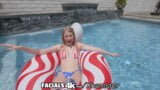 FACIALS4K – Multiple Exploded Facials By Two Hung Dicks On 4th Of July snapshot 3