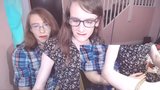 Spettacolo di pompini transgender in webcam - Robyn e Amelia Greene snapshot 5