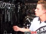 Euro dude spanked and banged at sex shop snapshot 2