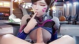 Kompilacja 3D: Overwatch Dva Blowjob Misjonarz pieprzyć Wdowmaker Masturbacja Bez cenzury Hentai snapshot 5