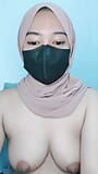 Sudah Horny Berat Cewek Jilbab ini Colmek Sampai Becek snapshot 14