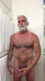 Hairy Bearded Daddy Grooming With a Boner 2 snapshot 10