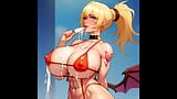 Busty Hentai Blonde with Marked Waist Created with Artificial Intelligence snapshot 7