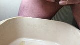 Monday foreskin with piss: pissing #1 snapshot 13