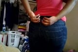 My Friend Trying On Her New Jeans snapshot 5