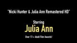 Peituda senhoras julia ann & nicki hunter amam quente milf buceta! snapshot 1