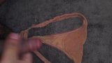 cum pada tetangga brown thong panty snapshot 1