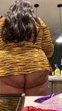 TS BBW plays with a midget snapshot 14