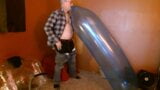 Balloonbanger 66) Part II - Daddy Humps Giant Round and Long Balloons! Cums and Pops! snapshot 3