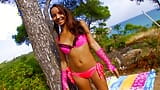 Tourist fucking latin teen outdoor snapshot 2