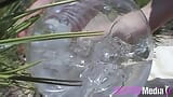 Outdoor-masturbation am strand und muschi rasieren snapshot 8