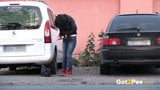 This Babe Pees In Front Of Passing Traffic! snapshot 9