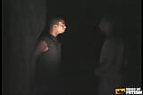 Black Twink Gets His Tight Ass Licked and Pumped on the Night Time Outdoor snapshot 1