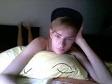 Beautiful Blond Twink Blows a Load snapshot 1