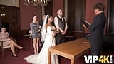 VIP4K. Couple starts fucking in front of the guests after wedding ceremony snapshot 4