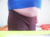 Nightmarish obese man tries clothes that got too tight snapshot 7