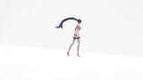 Strong Hatsune Miku Hentai Muscle Body Six Pack Nude Dance Mmd 3D Blue Hair Color Edit Smixix snapshot 7