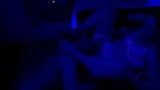 Black light fun with sexy pregnant MILF snapshot 5