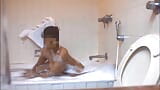 Naked Priya Soapy Boob Massage in hotel bathtub and she sucks my cock slowly . Slowmo Part 2 of 4. F20 snapshot 6