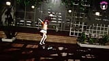 Matsuri - Cute Teen Dancing + Gradual Undressing + Sexy Cowgirl (3D HENTAI) snapshot 4