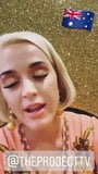 Katy perry在“the project”澳大利亚的后台 snapshot 5