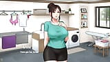 Rumah chores #13: seks hot sama ibu tiriku yang cantik di ruang laundry - gameplay (HD) snapshot 20