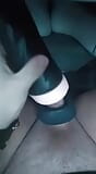 Double Toy and cuffs cum snapshot 15