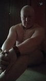 The slave naked and chained in the dungeon. snapshot 5