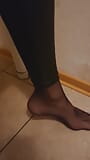 I Have Cum and Sperm on My Sexy Nylon Legs snapshot 3