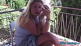 The blonde loves pissing, dildos in the ass and cum on her shoes snapshot 1