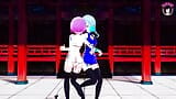 2 Cute Teens Dance In Chinese Dress (3D HENTAI) snapshot 5