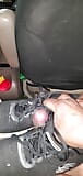 horny mechanic naked in minvan played with shoes snapshot 10