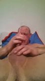 Showing my erect cut cock close up and shooting my spunk snapshot 6