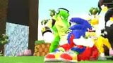 Sonic and friends grupal sex snapshot 1