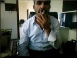 Arab Iraqi daddy gets excited in his office !! snapshot 2