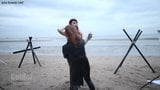 Latex photoshoot on the beach snapshot 9