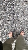 Barefoot Slave Training. Rocky Path and Cigarettes snapshot 1