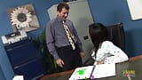 Angry female boss fucks her male secretary in the office snapshot 1