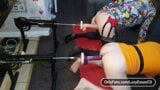 Sissy Lucy and Gigi get fucked by two fucking machines snapshot 2