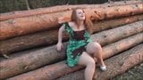 BBW being fucked outdoor woods snapshot 2