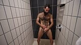 Hairy Guy Jerk off in Gym Locker Room snapshot 13